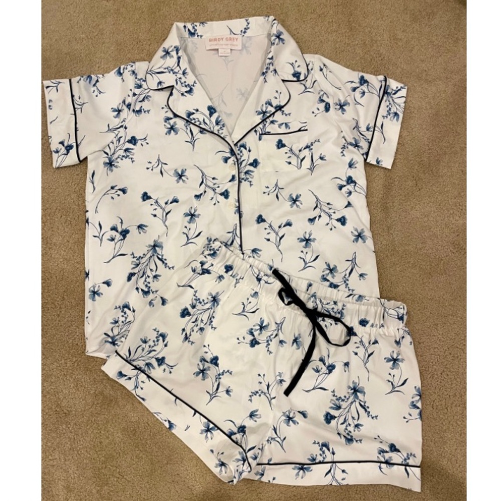 Blue floral PJ Set